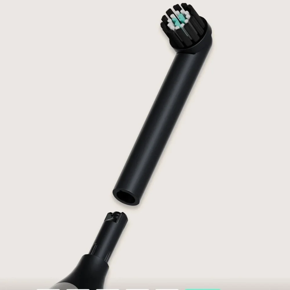 Quip 360 Oscillating Brush Head Replacement 2 Pack Black Soft Bristles